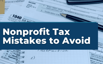 Nonprofit Tax Mistakes to Avoid