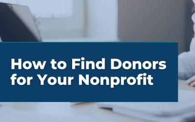 How to Find Donors for Your Nonprofit